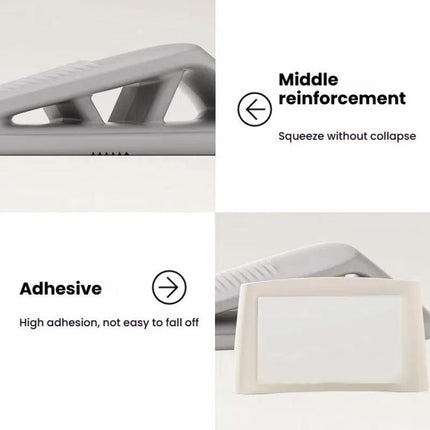 Silicone Door Stopper Anti-collision Household Door Stopper Free Punching Windproof Fixed Door Plug