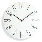 12 Inch Frameless Minimalist Wall Clock Silent Modern Quartz Clock for Living Room, Bedroom, Kitchen