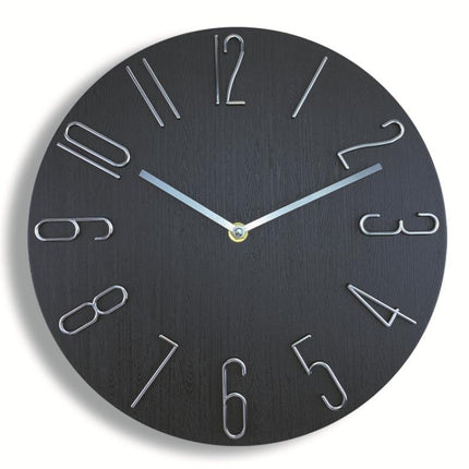 12 Inch Frameless Minimalist Wall Clock Silent Modern Quartz Clock for Living Room, Bedroom, Kitchen