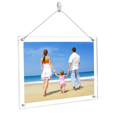 Acrylic Photo Frame Transparent Crystal Desktop Certificate Business License Frame