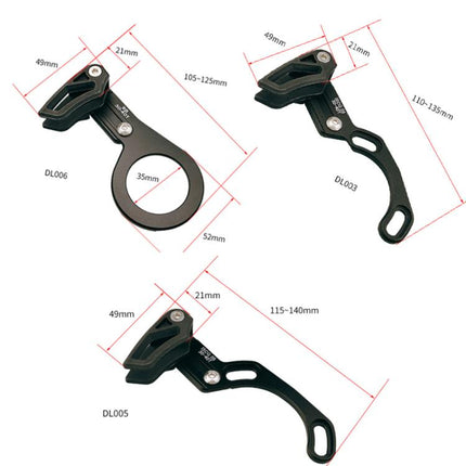 Bicycle Front Derailleur Single-Plate Positive Negative Tooth Chain Guide