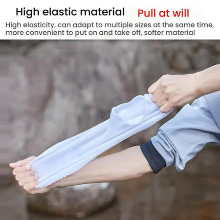 Outdoor Waterproof Non-Slip Thick Wear-Resistant Rain Shoe Covers, S 31-33, M 34-36, L 37-39, XL 40-42, XXL 43-45 - DealBuddy