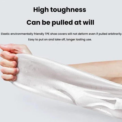 Thickened Wear-Resistant Waterproof Silicone Rain Shoe Cover