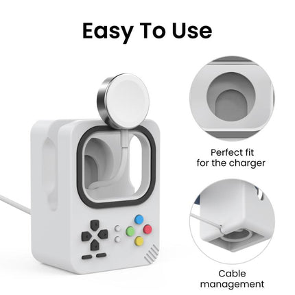 For Apple Watch AhaStyle DD05 Silicone Mini Charging Stand, Without Charger