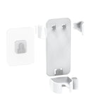 Bathroom Wall-Mounted Curling Iron Organizer Holder with Adjustable Clamps Built-In Cord Wrap