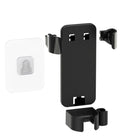 Bathroom Wall-Mounted Curling Iron Organizer Holder with Adjustable Clamps Built-In Cord Wrap