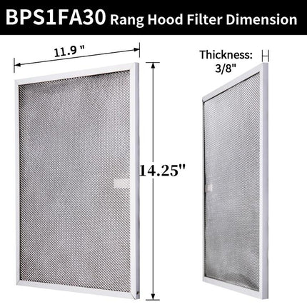 For Broan BPS1FA30 QS1 99010299 Range Hood 2pcs /Pack Grease Filter Replacement Parts