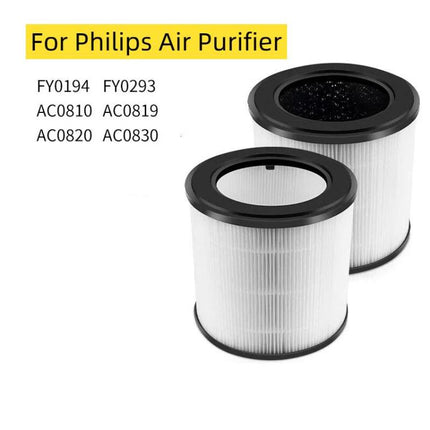 Filter For Philips Air Purifier AC0820 / AC0830 / AC0810 / AC0819, FY0194 HEPA, FY0293 Activated Carbon - DealBuddy