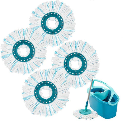 4pcs /Pack Mop Head for Leifheit Twist Mop Super Absorbent Microfiber Replacement