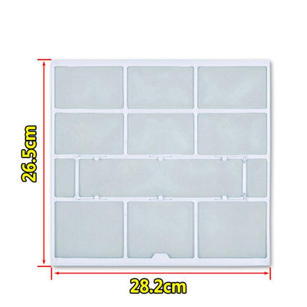 Filter Mesh For Midea Air Conditioner Replacement 1/1.5/2 HP Wall-Mounted Indoor Units, 29x27.5cm, 34.5x27.5cm, 32x27.5cm, 25.3x28cm, 30x29cm, 29.7x28cm, 37.7x29.4cm, 37.5x33cm, 28.2x26.5cm, 30.2x28cm, 35.9x43.7cm, 32.5x32cm, 30x32cm, 27x26.5cm, 28.5x2... - DealBuddy