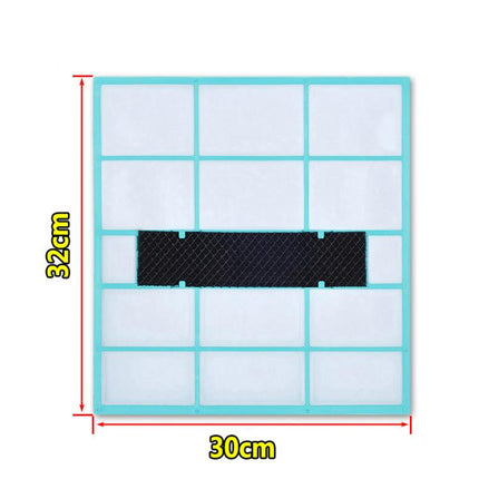 Filter Mesh For Midea Air Conditioner Replacement 1/1.5/2 HP Wall-Mounted Indoor Units, 29x27.5cm, 34.5x27.5cm, 32x27.5cm, 25.3x28cm, 30x29cm, 29.7x28cm, 37.7x29.4cm, 37.5x33cm, 28.2x26.5cm, 30.2x28cm, 35.9x43.7cm, 32.5x32cm, 30x32cm, 27x26.5cm, 28.5x2... - DealBuddy