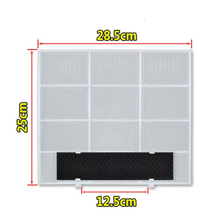 Filter Mesh For Midea Air Conditioner Replacement 1/1.5/2 HP Wall-Mounted Indoor Units, 29x27.5cm, 34.5x27.5cm, 32x27.5cm, 25.3x28cm, 30x29cm, 29.7x28cm, 37.7x29.4cm, 37.5x33cm, 28.2x26.5cm, 30.2x28cm, 35.9x43.7cm, 32.5x32cm, 30x32cm, 27x26.5cm, 28.5x2... - DealBuddy