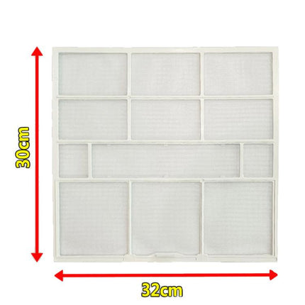 Filter Mesh For Midea Air Conditioner Replacement 1/1.5/2 HP Wall-Mounted Indoor Units, 29x27.5cm, 34.5x27.5cm, 32x27.5cm, 25.3x28cm, 30x29cm, 29.7x28cm, 37.7x29.4cm, 37.5x33cm, 28.2x26.5cm, 30.2x28cm, 35.9x43.7cm, 32.5x32cm, 30x32cm, 27x26.5cm, 28.5x2... - DealBuddy