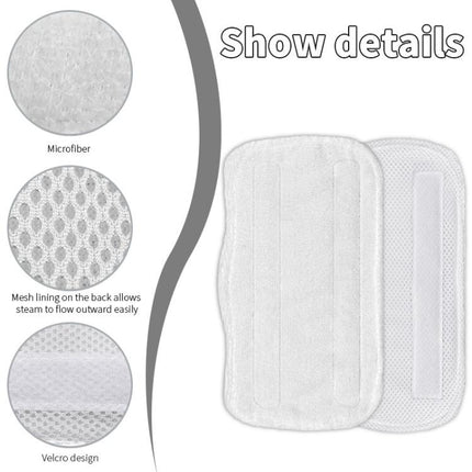 3pcs /Pack Microfiber Pads For Shark S3101 Steam Mop Replacement Mop Head Covers