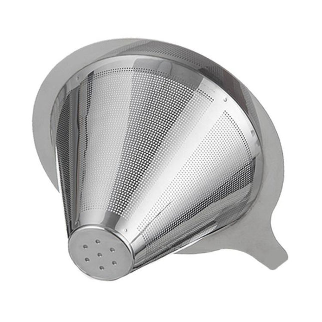 304 Stainless Steel Coffee Filter Reusable Mesh for Pour Over/Drip Coffee Maker, 1-2 Cups, 2-4 Cups, 4-6 Cups - DealBuddy