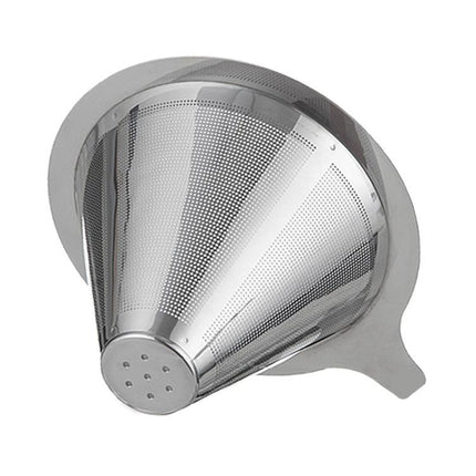 304 Stainless Steel Coffee Filter Reusable Mesh for Pour Over/Drip Coffee Maker, 1-2 Cups, 2-4 Cups, 4-6 Cups - DealBuddy