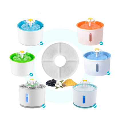5pcs /Pack Replacement Filter For Pet Water Fountain Water Dispenser Pre-Filter, Round - DealBuddy