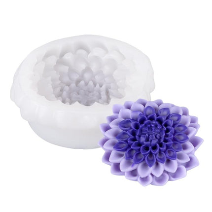 Candle Silicone Mold DIY Floral Aromatherapy Handmade Plaster Casting Mold