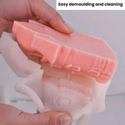 Castle Scented Candle Silicone Mold