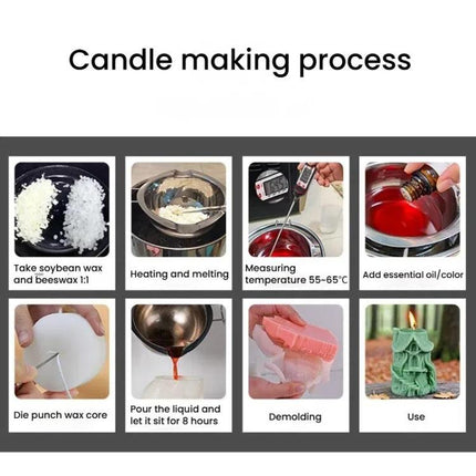 Castle Scented Candle Silicone Mold