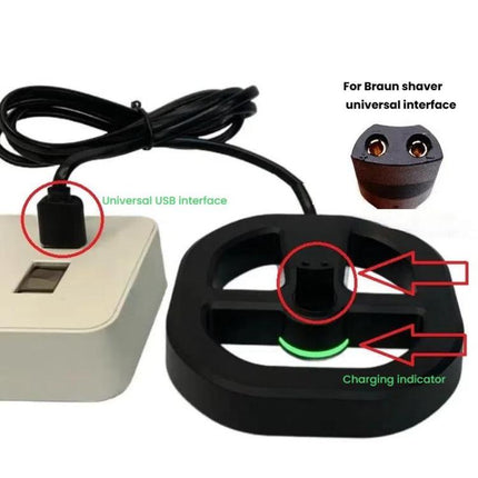 FLX-5210 Charging Base For Braun Series 1/3/5/6/7/8/9 Replacement Charger - DealBuddy