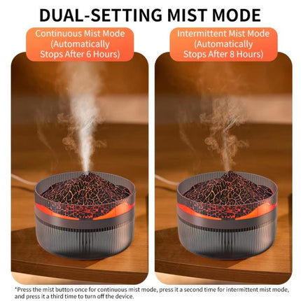 2L Volcanic Essential Oil Diffuser Humidifier Large Capacity Aromatherapy Mist Diffuser Top-Fill Water Tank