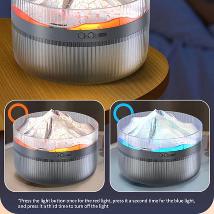 2L Volcanic Essential Oil Diffuser Humidifier Large Capacity Aromatherapy Mist Diffuser Top-Fill Water Tank - DealBuddy