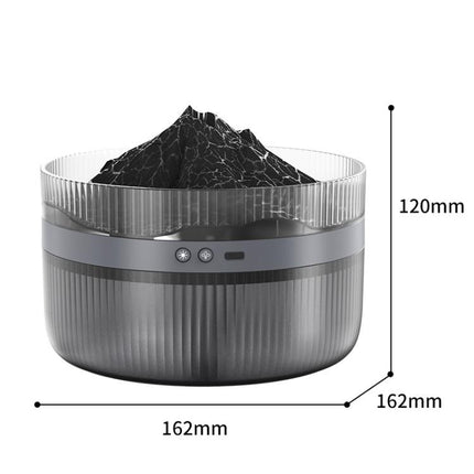 2L Volcanic Essential Oil Diffuser Humidifier Large Capacity Aromatherapy Mist Diffuser Top-Fill Water Tank - DealBuddy