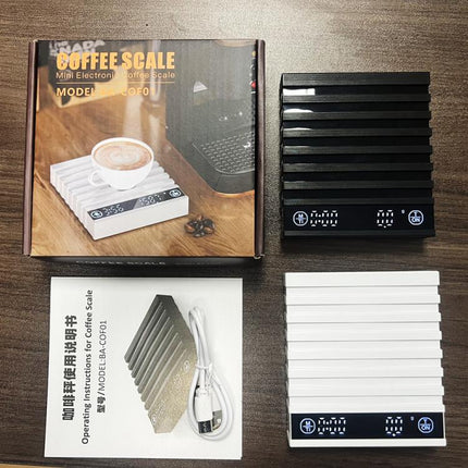 BA-COF01 Smart Mini Hand-Drip Coffee Electronic Scale Automatic Timer Portable Kitchen Scale