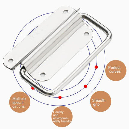 304 Stainless Steel Folding Pull Handle For Cabine Kitchen Drawer Door Toolbox