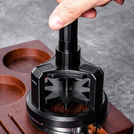 Rotating Magnetic WDT Tool for Espresso Adjustable Height Coffee Needle Distributor Coffee Grounds Fluffing Tool