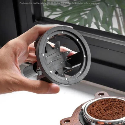 Rotating Magnetic WDT Tool for Espresso Adjustable Height Coffee Needle Distributor Coffee Grounds Fluffing Tool - DealBuddy