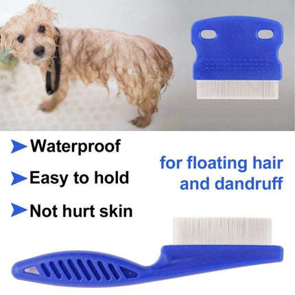 6pcs /Set Pet Flea Comb Stainless Steel Pin Dense Tooth Cat Dog Comb, 6pcs /Set Comb - DealBuddy