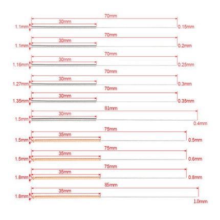 Wiper Nozzle Unclogging Needle Print Nozzle Cleaning Steel Needle
