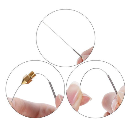 Wiper Nozzle Unclogging Needle Print Nozzle Cleaning Steel Needle