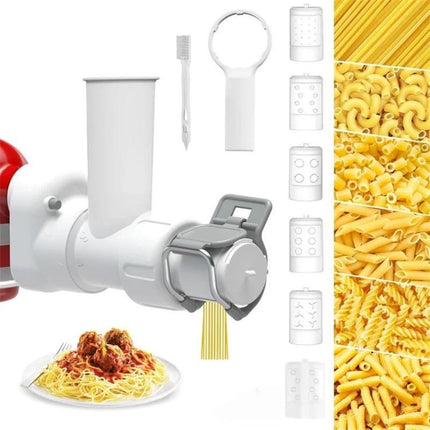Pasta Maker Attachment For KitchenAid Stand Mixers Multi-Shape Noodle Tool Set With Macaroni Dies - DealBuddy