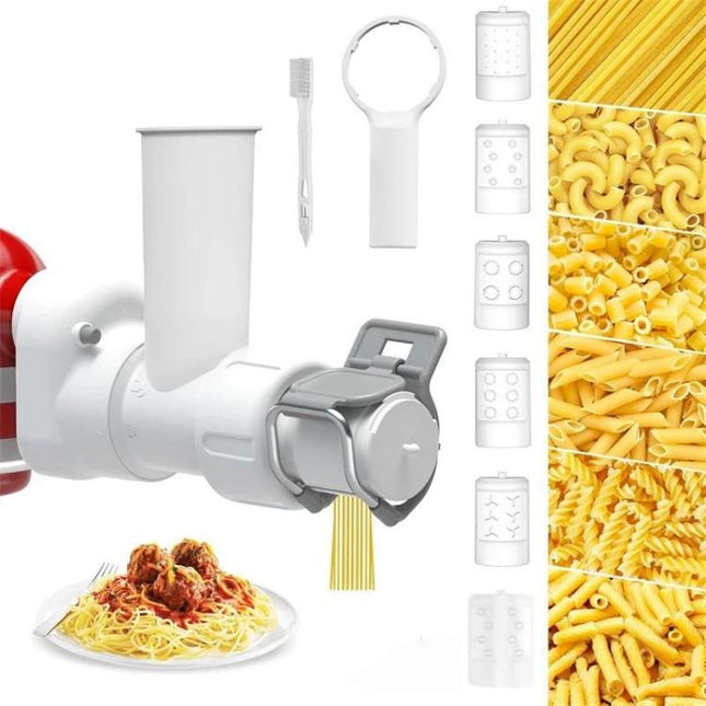 Pasta Maker Attachment For KitchenAid Stand Mixers Multi-Shape Noodle Tool Set With Macaroni Dies - DealBuddy