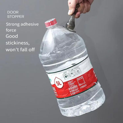 4pcs /Pack Silicone Door Stopper Wall Protector No Drill Anti-Slip Bumper for Bathroom/Bedroom Doors