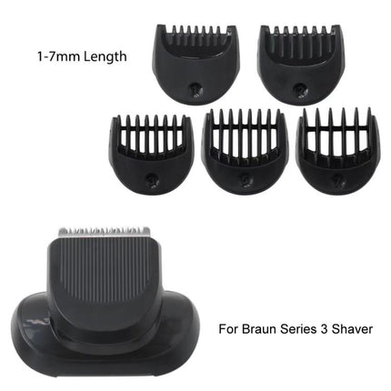 For Braun Series 3 Shaver Replacement Trimmer Attachment Kit with 5 Guiding Combs, For Braun Series 3 - DealBuddy