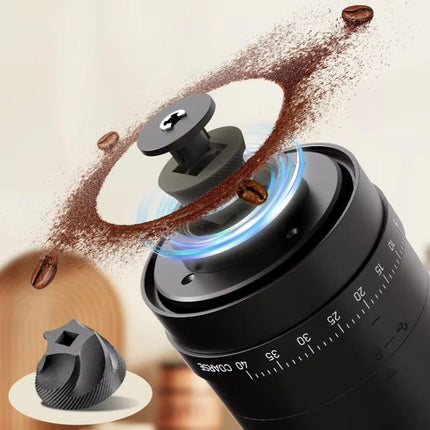 Portable Electric Coffee Grinder with 40 Adjustable Settings Rechargeable USB-C Ceramic Burr Mill