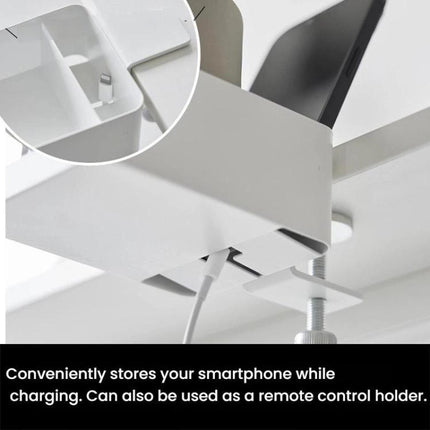 Adjustable Clamp-On Desktop Cup Holder Organizer For Phone, Remote, Plants, Water Bottle