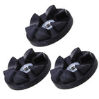 3pcs Black Rubber Gear