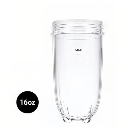 For Magic Bullet 250W Juicer Blender Replacement Parts, Cross Blade, Flat Blade, 12 oz Cup, 16 oz Cup, 3pcs Flat Lid, 10pcs Shockproof Pad, 6pcs Sealing Ring - DealBuddy