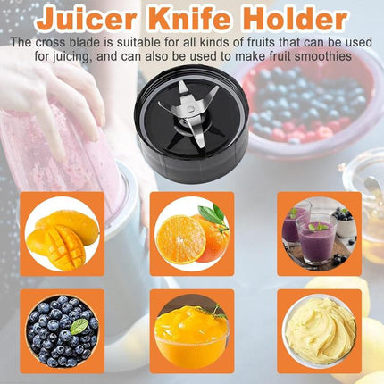 For Magic Bullet 250W Juicer Blender Replacement Parts, Cross Blade, Flat Blade, 12 oz Cup, 16 oz Cup, 3pcs Flat Lid, 10pcs Shockproof Pad, 6pcs Sealing Ring - DealBuddy