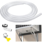 15mm Air Conditioner Drip Nozzle Kit Universal 3m Drain Hose with Elbow Adapter & Clamp for 15mm Outdoor Unit Drain Ports