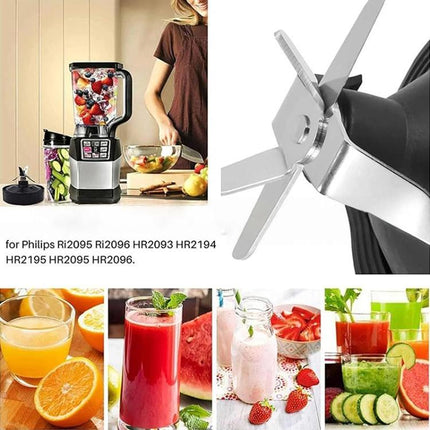Replacement Blades For Philips HR2093/HR2095 Juicer & Blender Durable Stainless Steel Blades