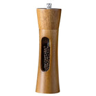 8 inch Acrylic Pepper Grinder Pagoda-shaped Wooden Kitchen Pepper Mill