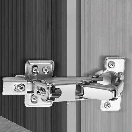 Cabinet Door Hinges Hydraulic Damp Buffer Furniture Hinges, 165-degree Full-Cover Straight Arm, 165-degree Half-Cover Medium Bend, 165-degree No-Cover Large Bend - DealBuddy