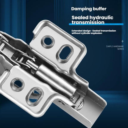 Cabinet Door Hinges Hydraulic Damp Buffer Furniture Hinges, 165-degree Full-Cover Straight Arm, 165-degree Half-Cover Medium Bend, 165-degree No-Cover Large Bend - DealBuddy