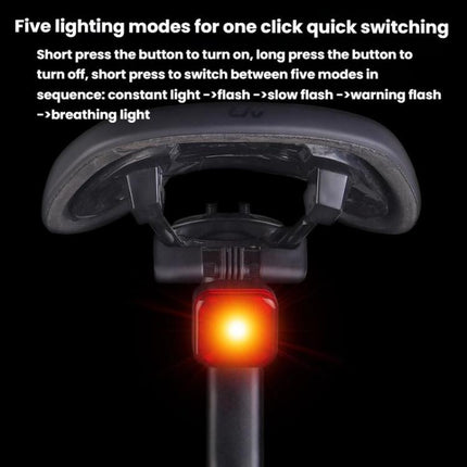 Bicycle Charging Taillights Smart Brake Sensing Taillights Night Riding Waterproof Warning Lights - DealBuddy